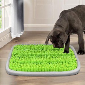 Snuffle Mat for Dogs 21x16" Sniff Mats for Large Medium Small Breed Dog (Green)
